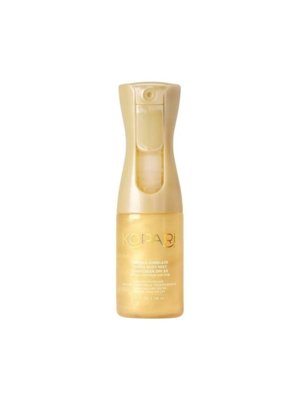 Kopari Golden Sunglaze Sheer Body Mist Sunscreen – SPF 50, 5 Fl Oz